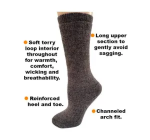 100% Alpaca American Traveler All Purpose Alpaca Socks