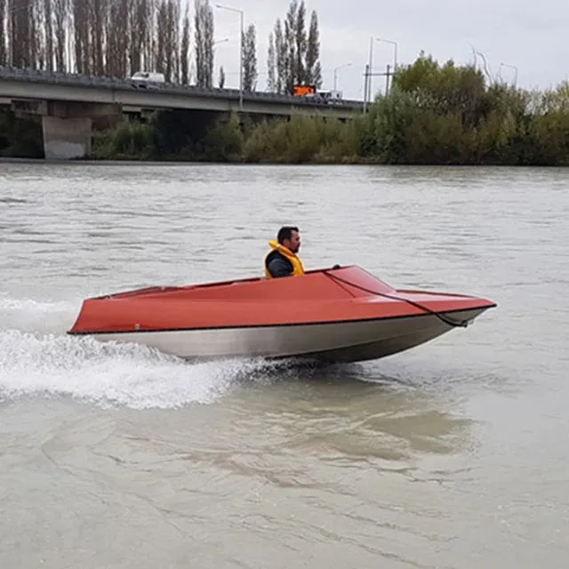 10ft Mini Shallow Water Jet Ski Powered Aluminum Boat For Sale