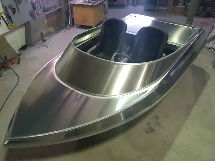 10ft Mini Shallow Water Jet Ski Powered Aluminum Boat For Sale