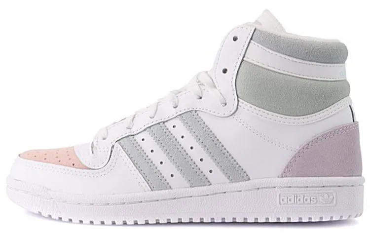 Adidas Originals Top Ten Skateboarding Sneakers, white/light gray