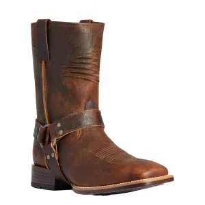 Ariat Men's Harness Patriot Ultra Bar Top Brown Western Boots 10035768