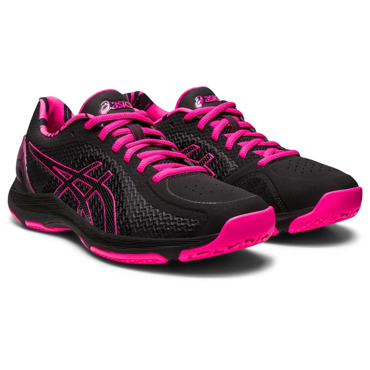 Asics Gel Netburner Super FF Womens Netball Shoe - Black / Pink Glo