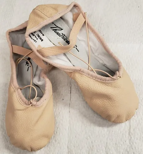 Ayana -- Children's Leather Split Sole Ballet -- Pink