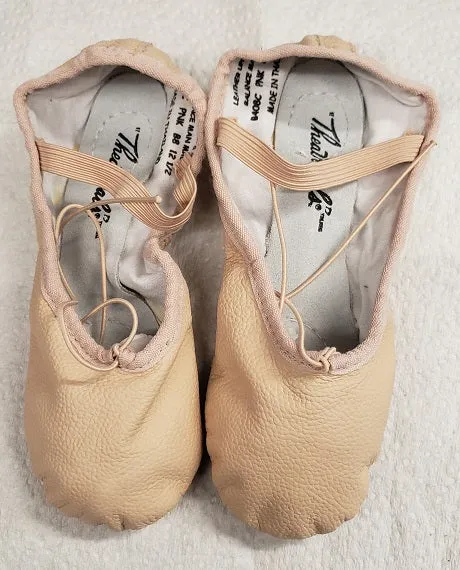 Ayana -- Children's Leather Split Sole Ballet -- Pink