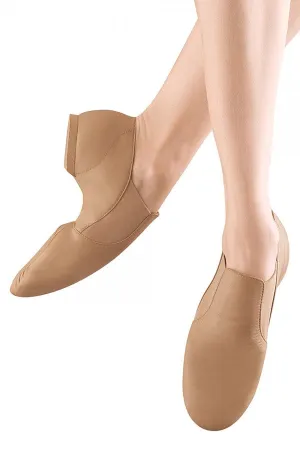 Bloch - Elasta Bootie Jazz Shoes - Child (S0499G) - Tan