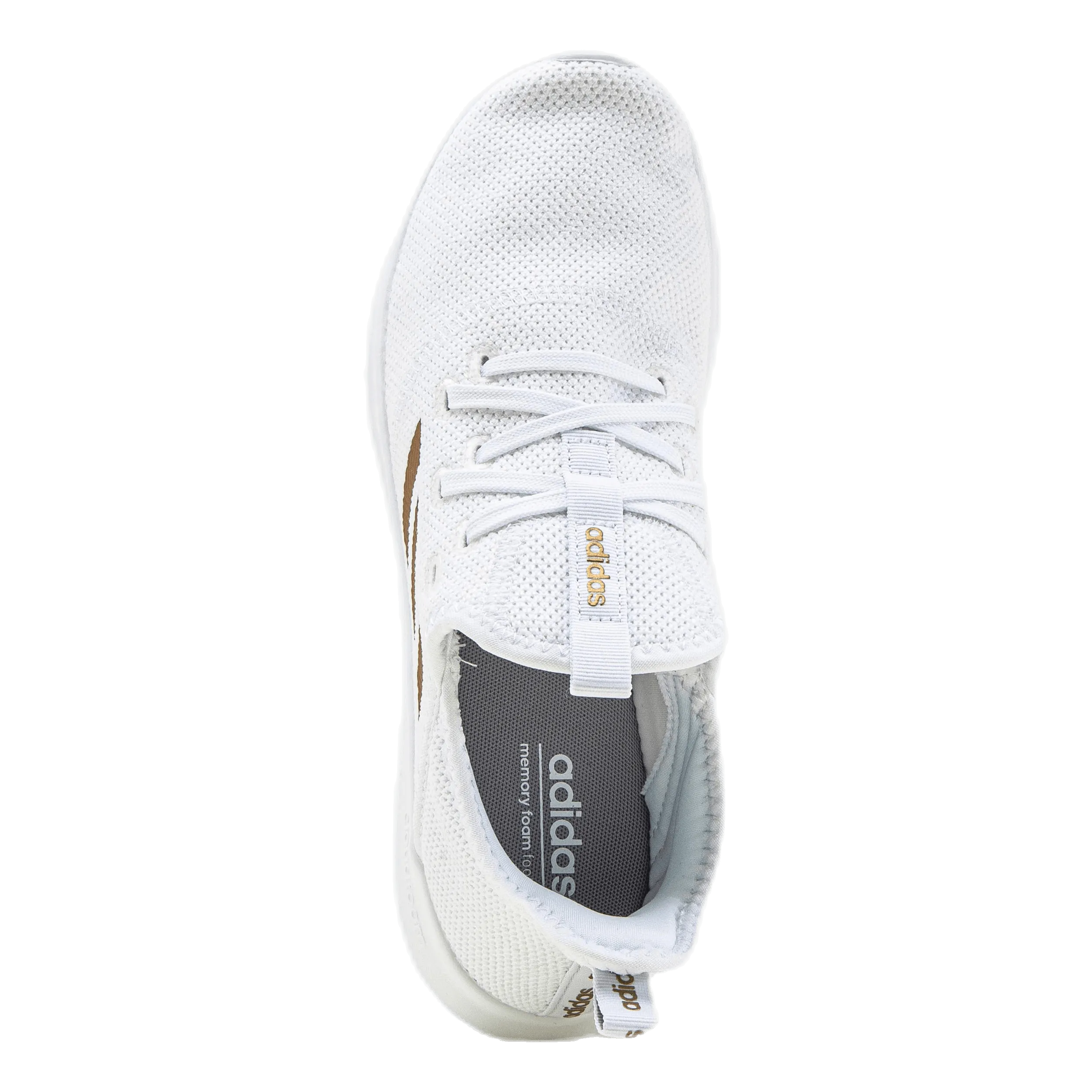 Cloudfoam Pure Shoes Cloud White / Tactile Gold Metallic / Metal Grey