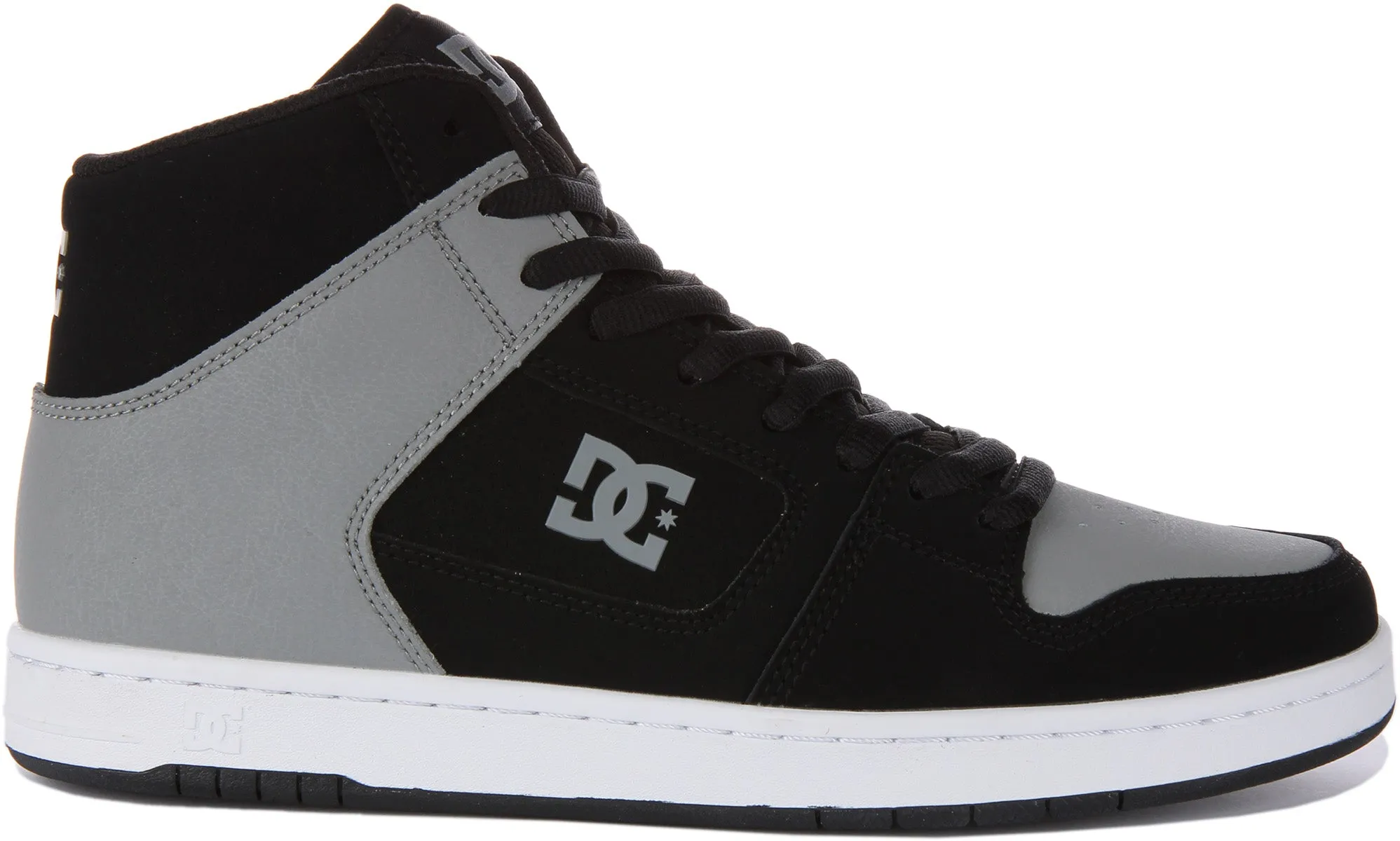 Dc Shoes Manteca 4 Hi In Black Grey For Men