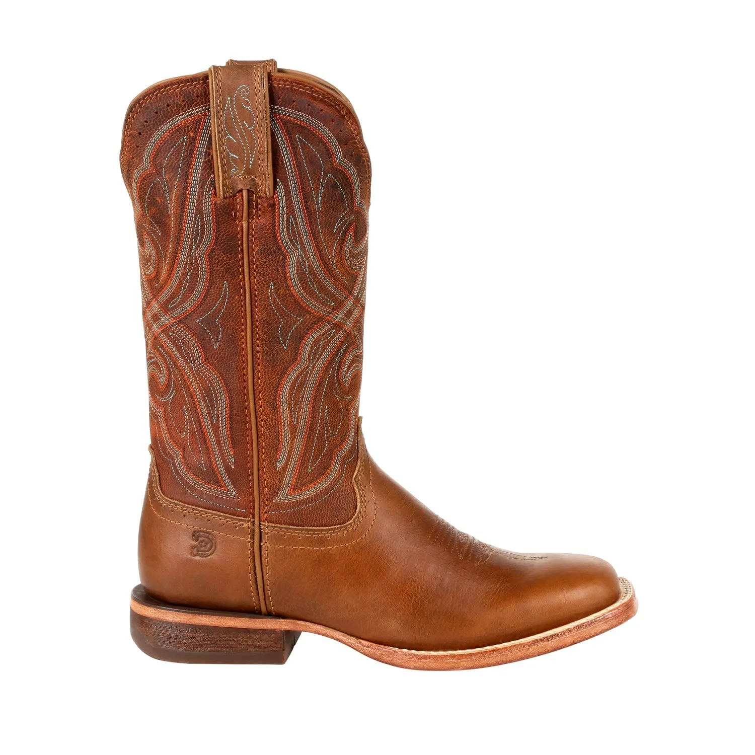 Durango Womens Chestnut Leather Arena Pro Western Cowboy Boots