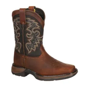 DWBT050 Durango Youth Western Cowboy Boot - Tan with Black Top