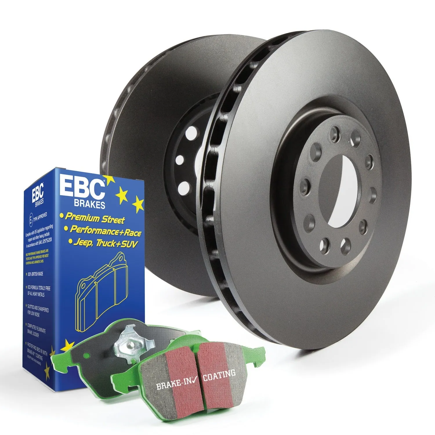 EBC Brakes S11KF1651 S11 Kits Greenstuff 2000 and RK Rotors