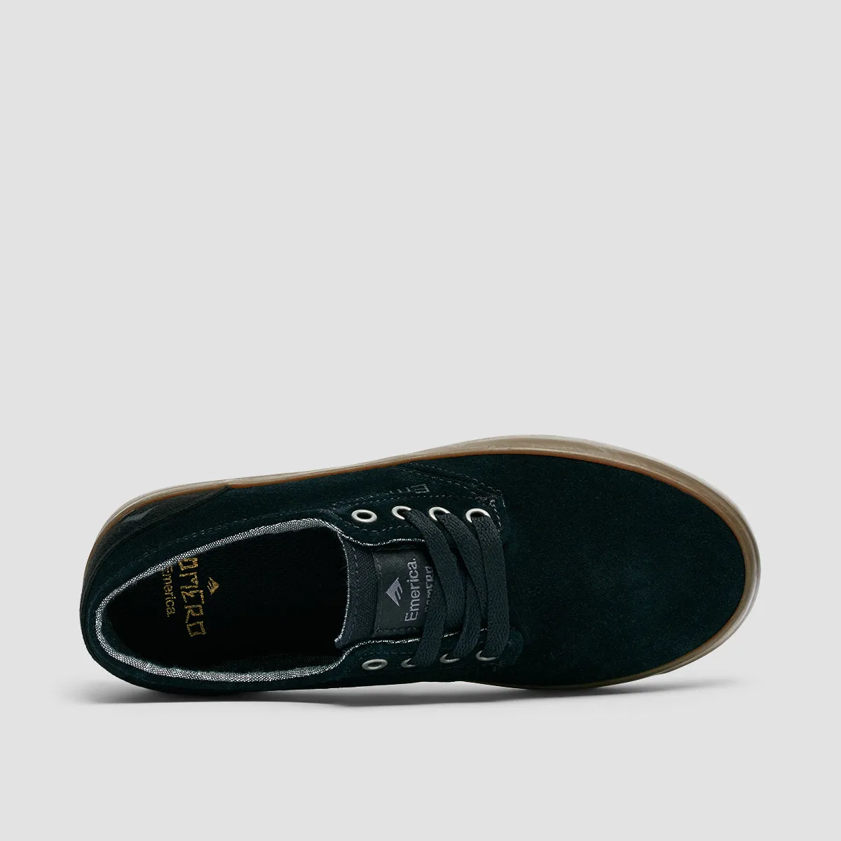 Emerica The Romero Laced Shoes Black/Gum - Kids