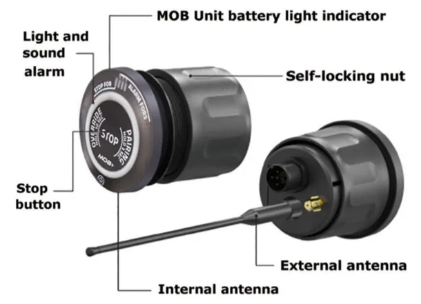 Fell Marine Wireless Kill Cord Switch Kit - Generation 2 - Grey