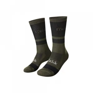 Fizik Off-road Cycling Socks - Green/Black - Large