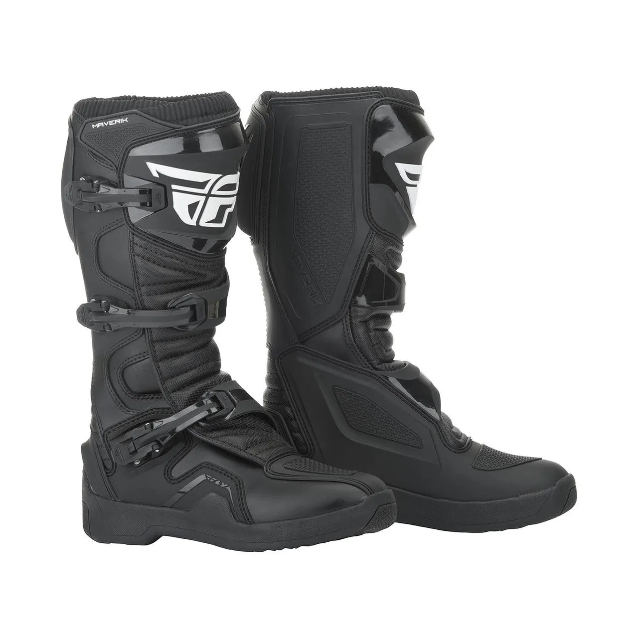 Fly Racing Maverik MX Motocross Boots - Black