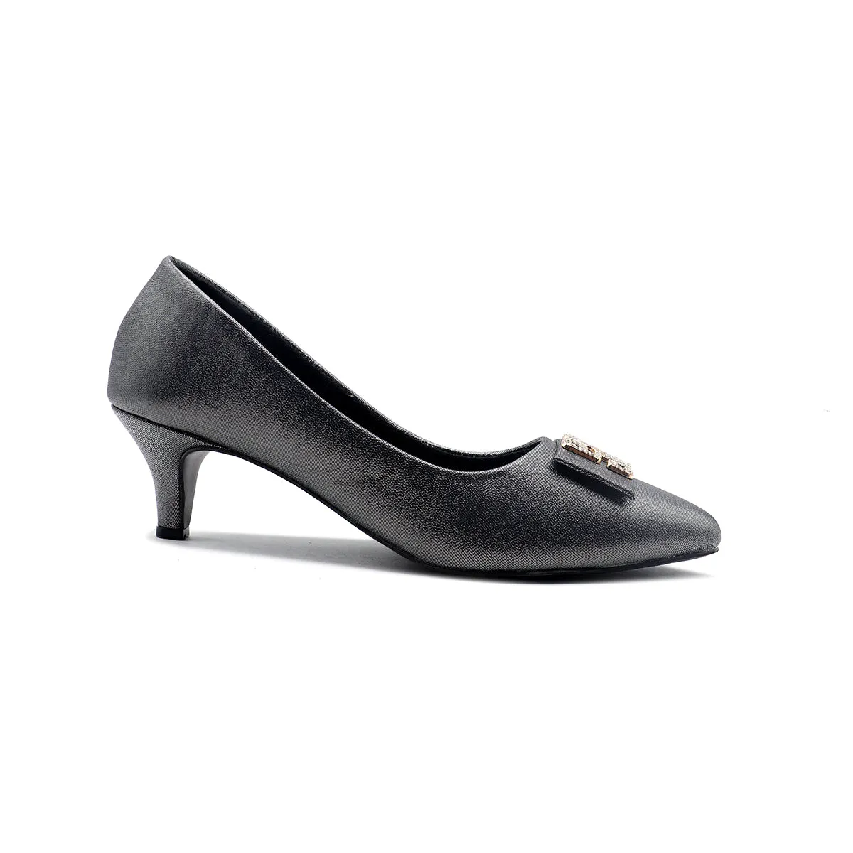 Grey Formal Court Shoes 085488