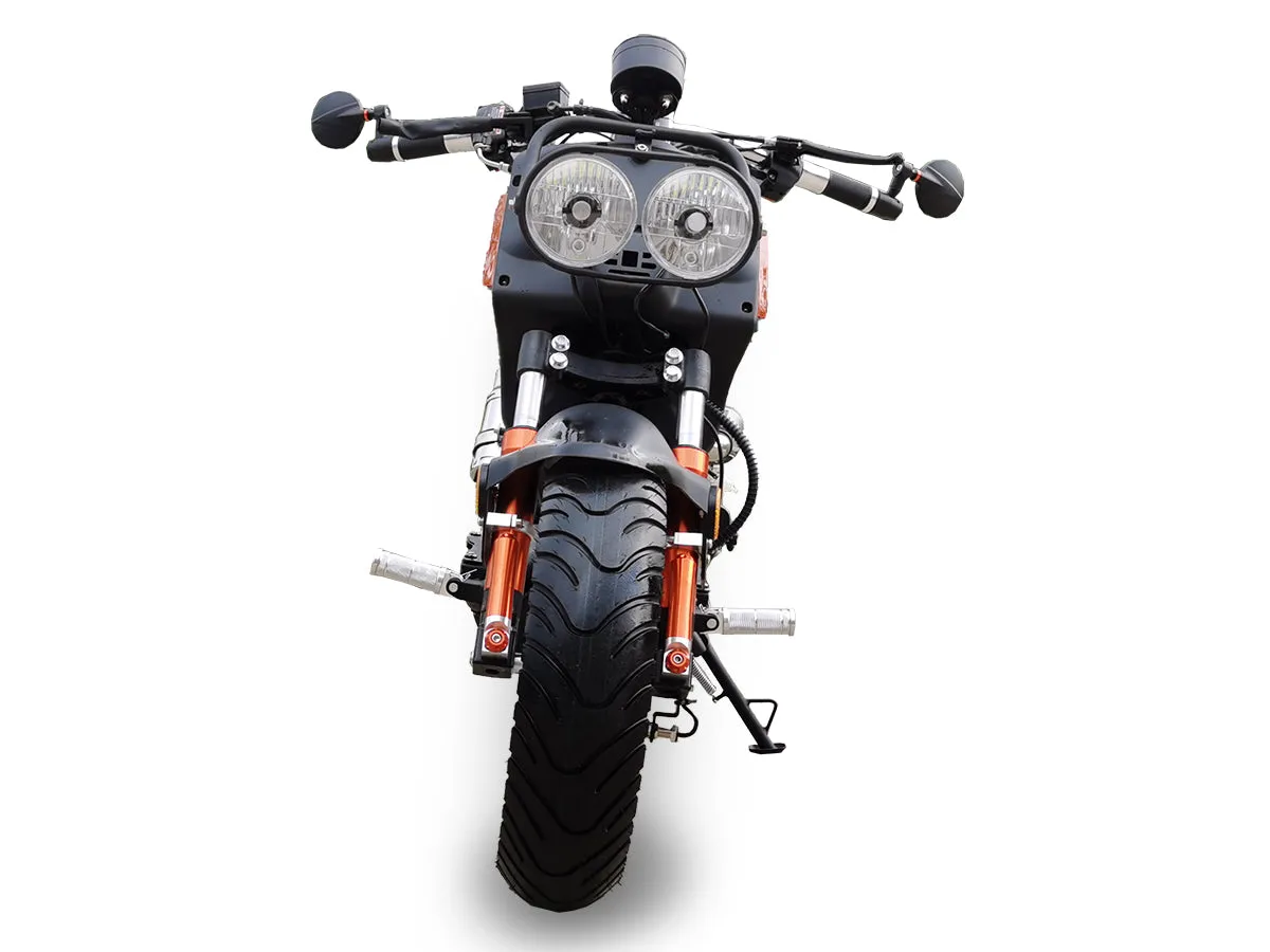 Ice Bear Maddog 150cc GEN IV, Automatic, Dual LED head Lights, Electric Start, Custom Alloy Rims,  Larger rear tire now with rear fender. CA Legal