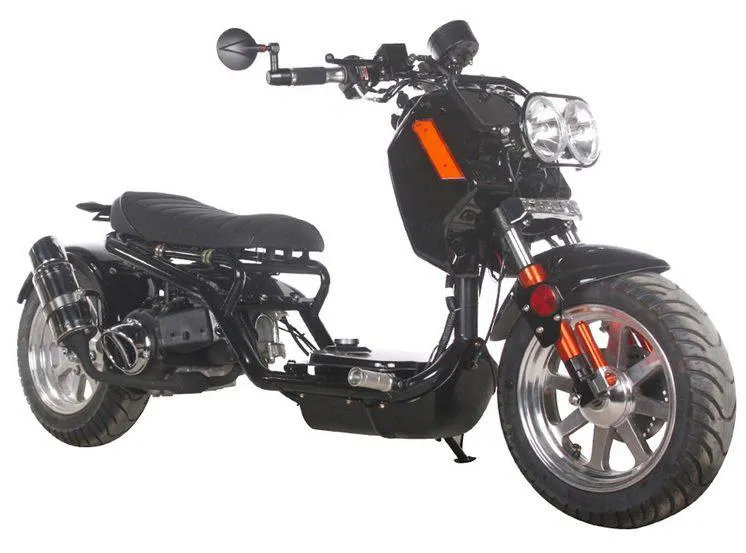 Ice Bear Maddog 150cc GEN IV, Automatic, Dual LED head Lights, Electric Start, Custom Alloy Rims,  Larger rear tire now with rear fender. CA Legal