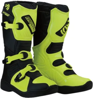 Moose Racing M1-3 Youth Motocross Boots, Yellow