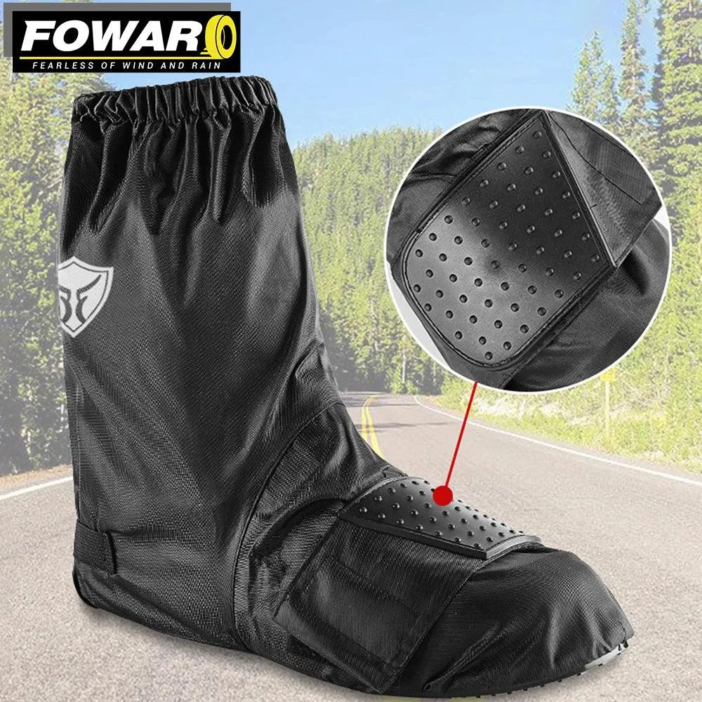 Motorcycle Shoe Covers Moto Protection Waterproof Footwear Boots Rain Snow Non-Slip Scooter Dirt Pit Motorbike Accessories M-L