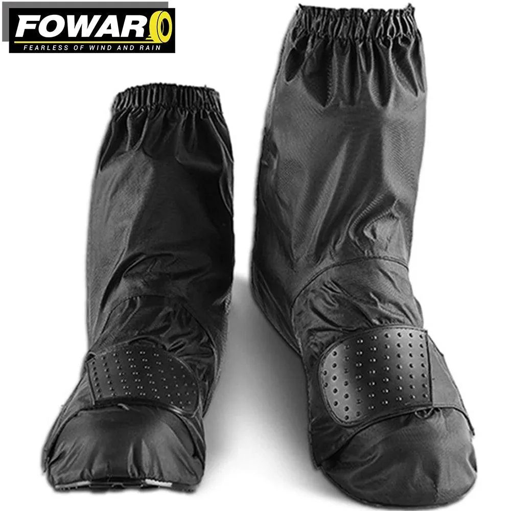 Motorcycle Shoe Covers Moto Protection Waterproof Footwear Boots Rain Snow Non-Slip Scooter Dirt Pit Motorbike Accessories M-L