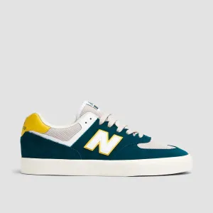 New Balance Numeric 574 Vulc Shoes - Deep Ocean/Sunflower