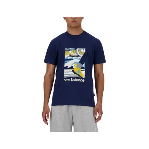 New Balance Sport Essentials Triathlon Navy Blue T-Shirt