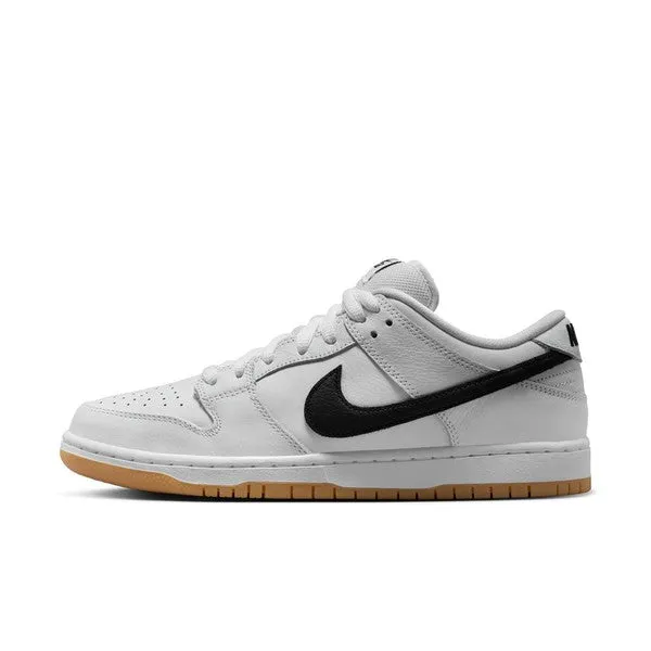 Nike SB Dunk Low Pro ISO White - Black - Gum Light Brown