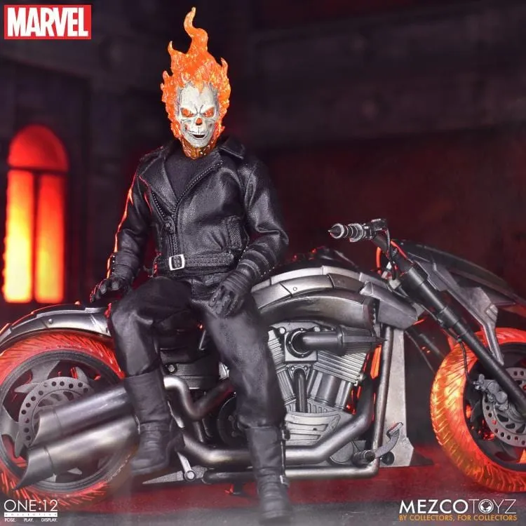 One:12 Collective Marvel Ghost Rider & Hell Cycle Action Figure Set