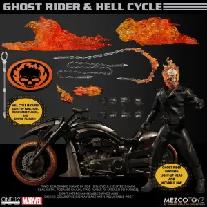 One:12 Collective Marvel Ghost Rider & Hell Cycle Action Figure Set