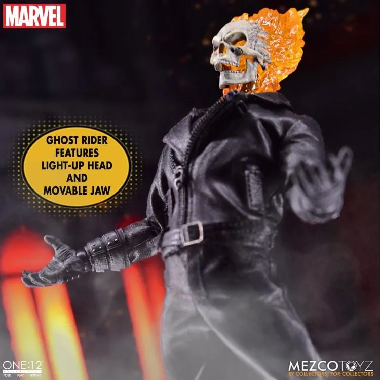 One:12 Collective Marvel Ghost Rider & Hell Cycle Action Figure Set