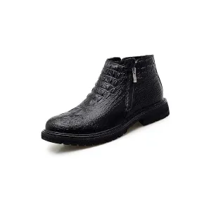 Ostranuxe Executive Leather Ankle Boots