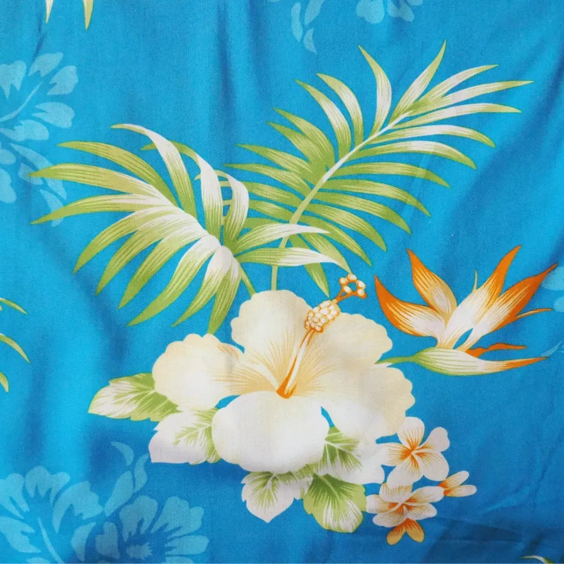 Passion Blue Hawaiian Rayon Shirt