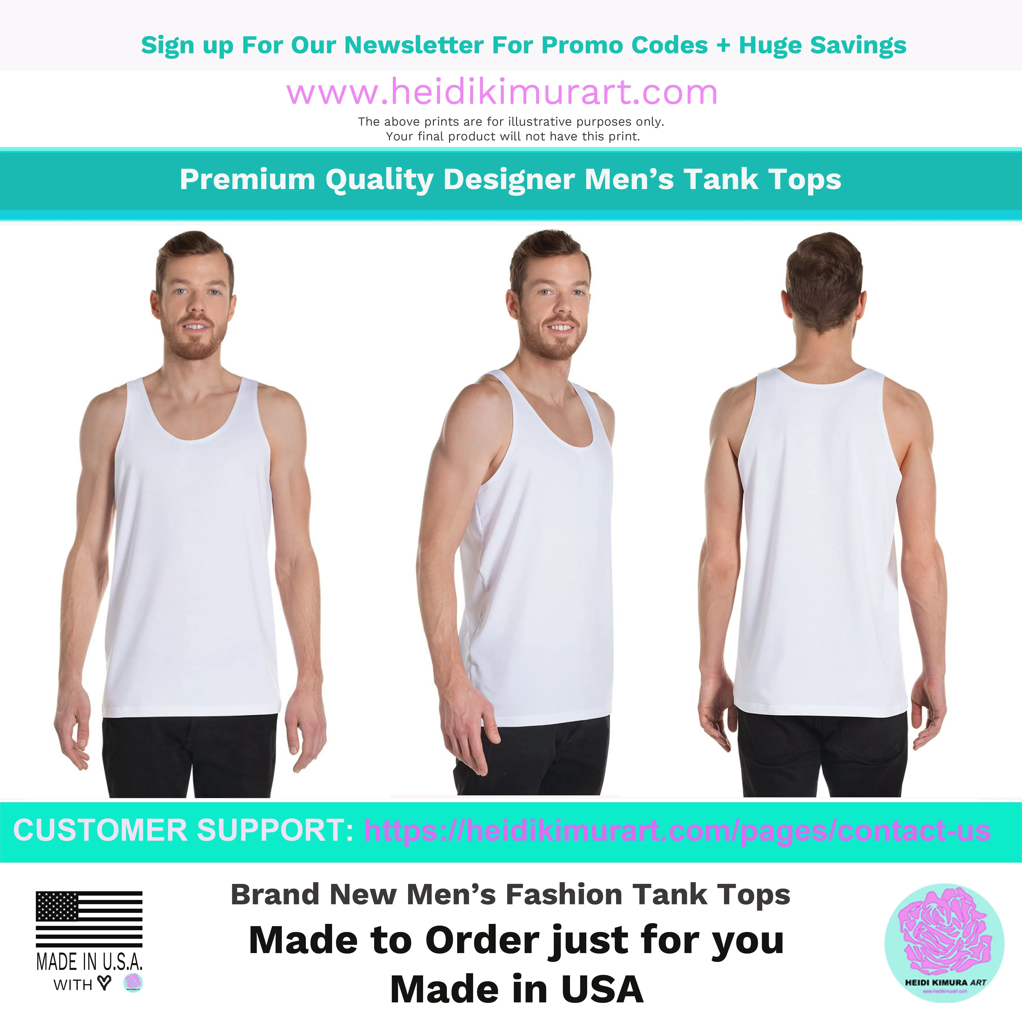 Pink Striped Unisex Tank Top, Vertically Stripes Best Men's or Women's Tanks-Made in USA/EU