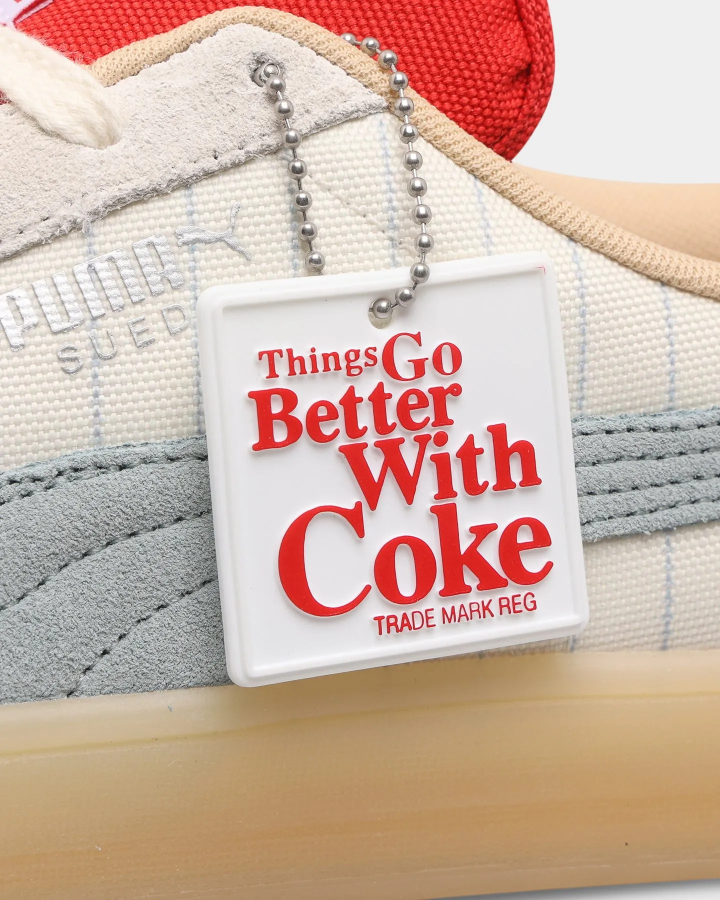 Puma X Coca Cola Suede Coca Cola Shoes Ivory Glow-Slate