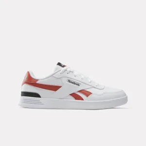 Reebok Footwear Women Reebok Court Advance Clip Shoes WHITE/BRICKRED/BLACK