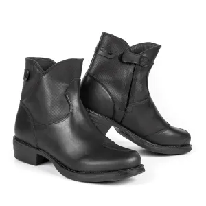 Stylmartin Pearl J WP Urban Ladies Motorcycle Boots in Black