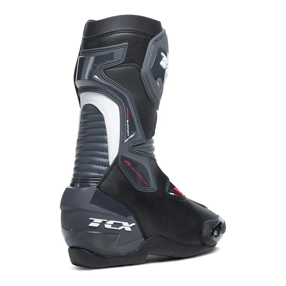 TCX WOMENS SP-MASTER MOTORCYCLE BOOTS BLACK/GREY/WHITE