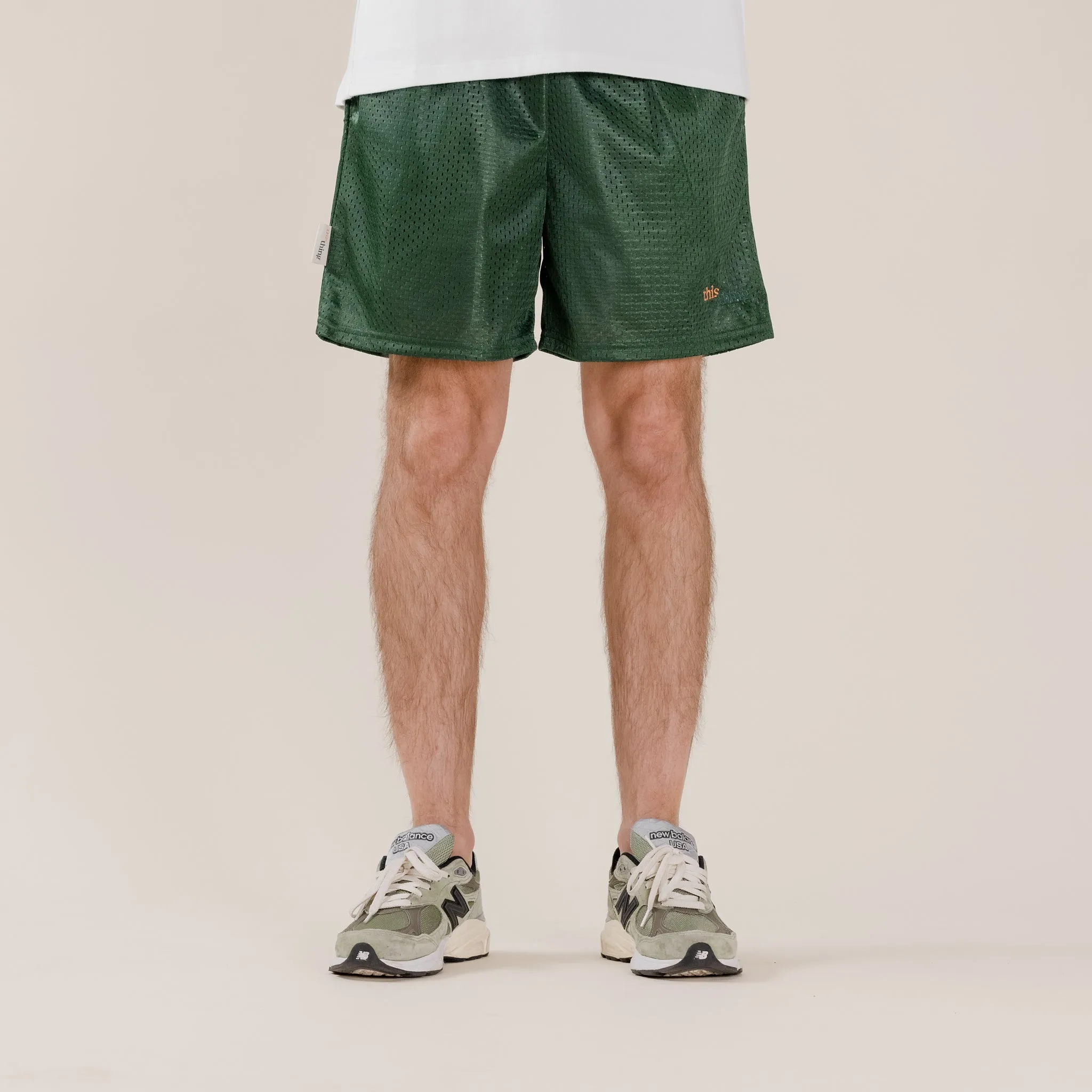 This Thing - Made in USA Mesh Shorts - Forest Green