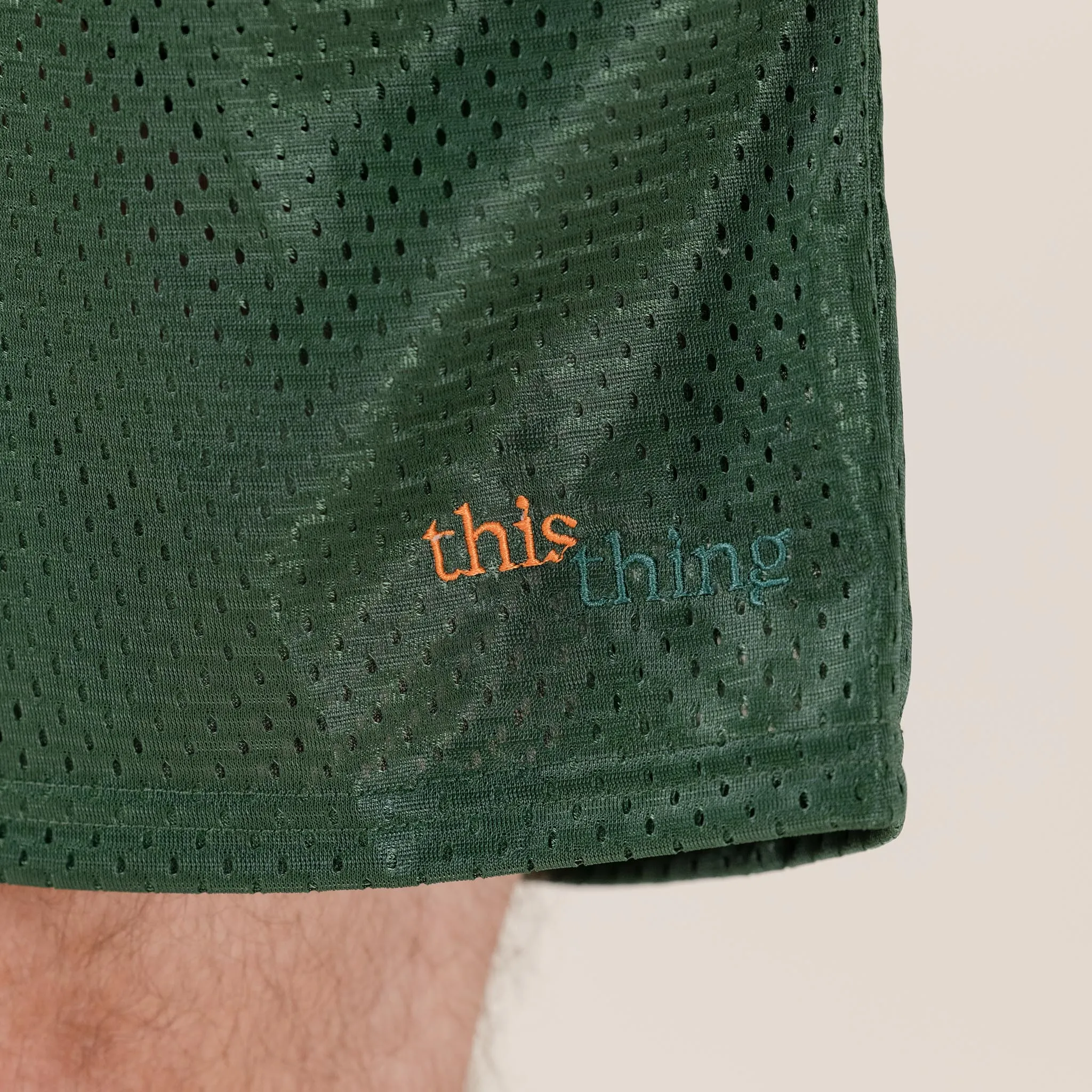 This Thing - Made in USA Mesh Shorts - Forest Green