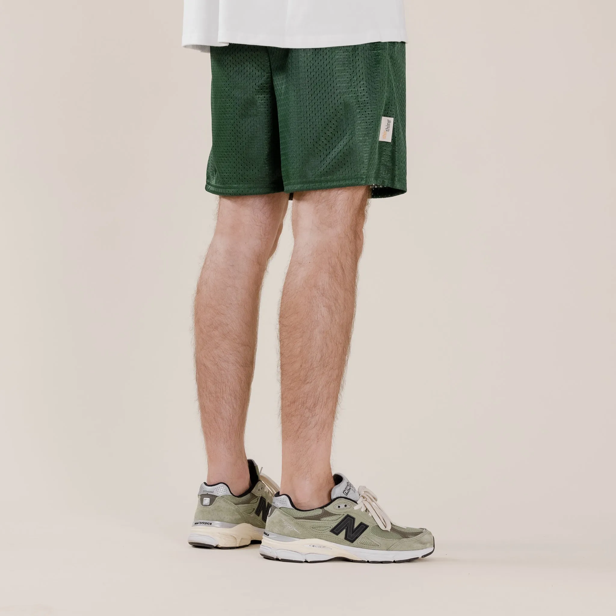 This Thing - Made in USA Mesh Shorts - Forest Green