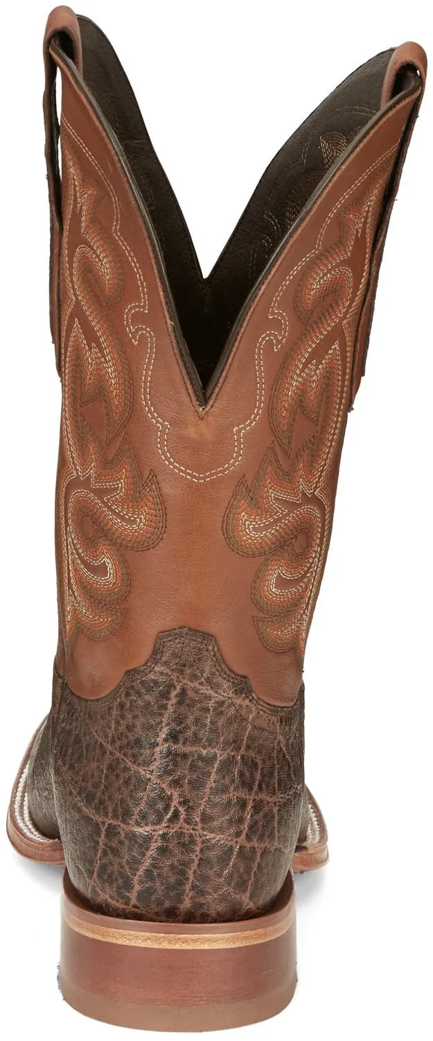 Tony Lama 11in Mens Cognac Rowel Leather Cowboy Boots