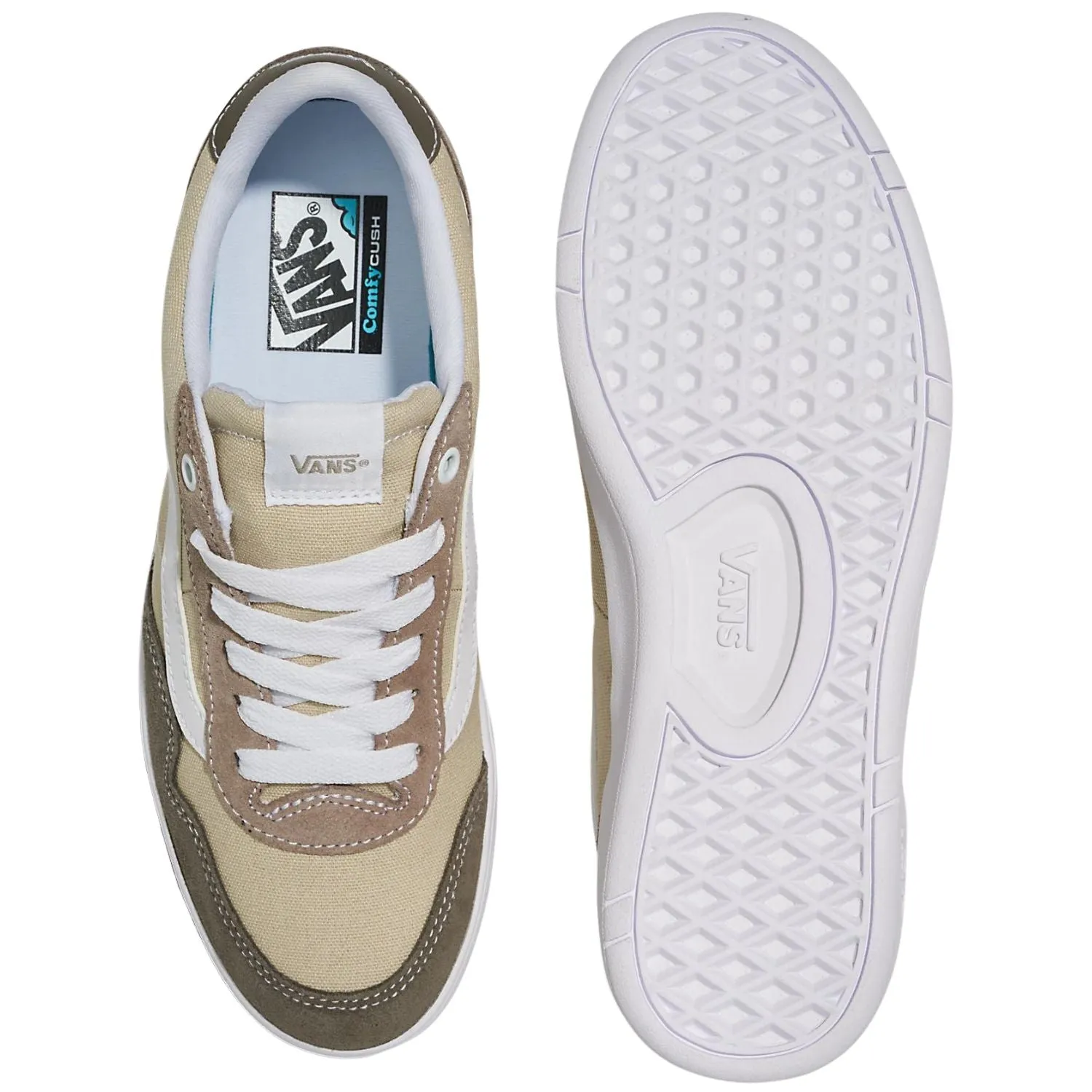 Vans Cruze Too Comfy Cush Multi Block Khaki/Multi - Men's