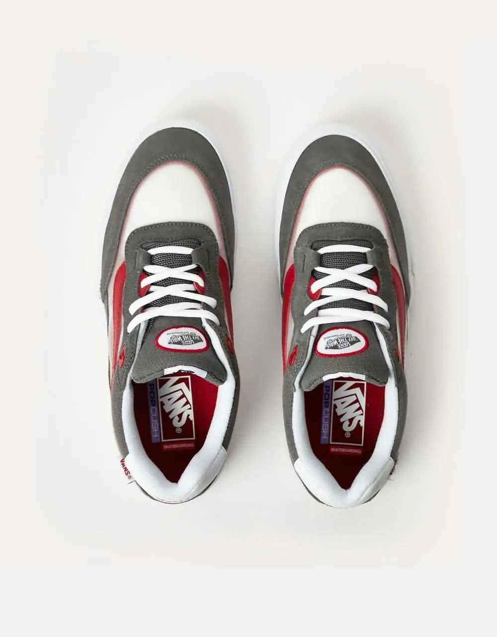 Vans Wayvee Skate Shoes - Grey/Red