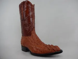 Wild West Boots Cognac Crocodile Cowboy Boot 900203