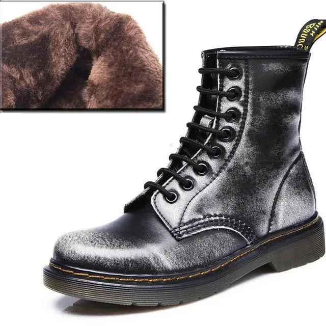 Winter Vintage Women Martin Boots