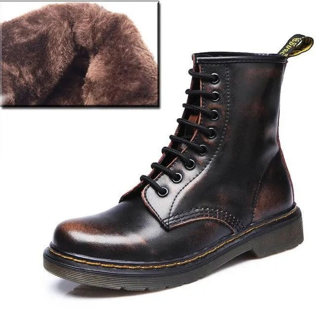 Winter Vintage Women Martin Boots