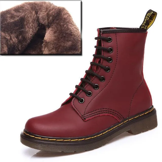 Winter Vintage Women Martin Boots