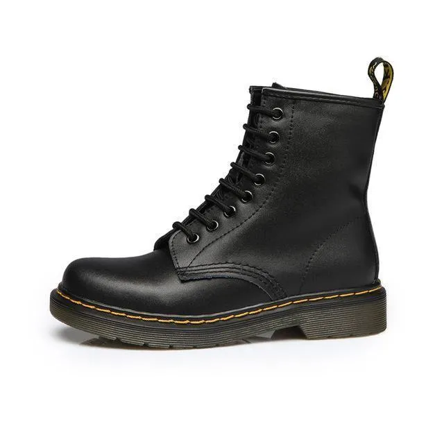 Winter Vintage Women Martin Combat Boots