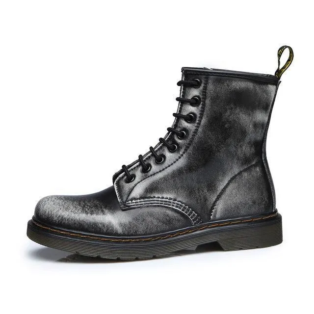 Winter Vintage Women Martin Combat Boots