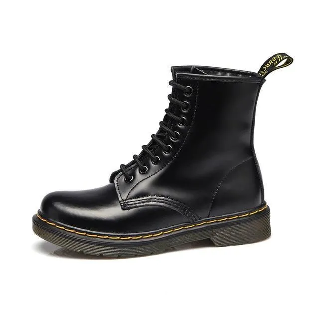 Winter Vintage Women Martin Combat Boots